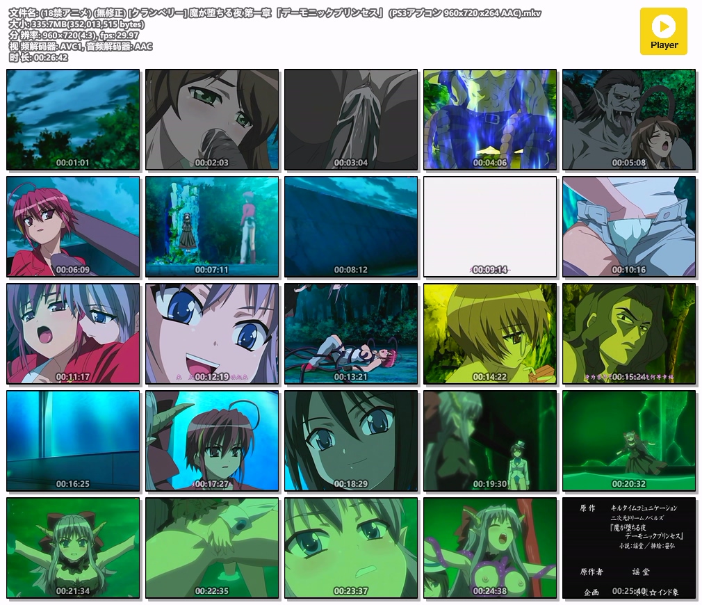 (18禁アニメ) (無修正) [クランベリー] 魔が堕ちる夜 第一章 「デーモニックプリンセ.jpg