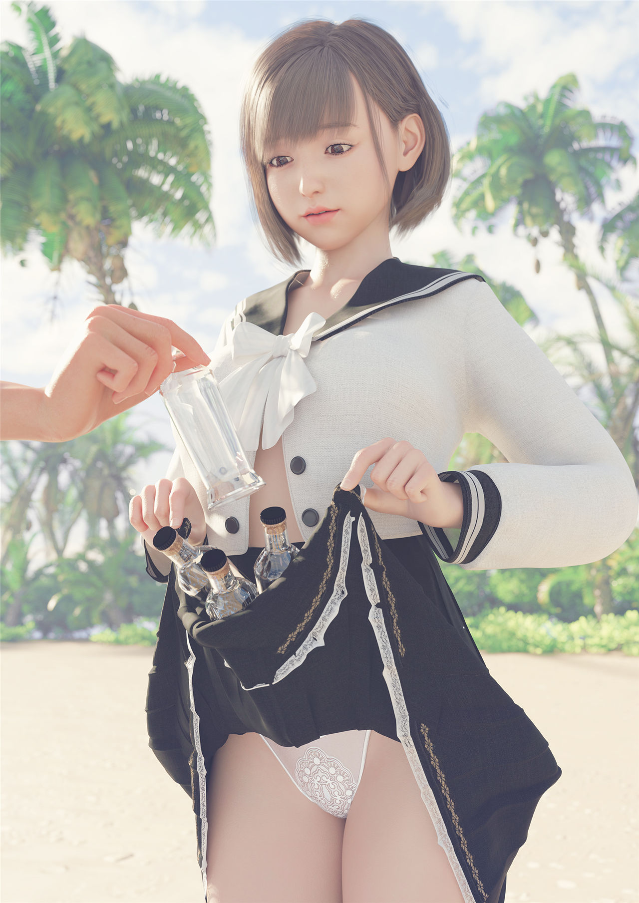 【CG】セクハラお兄さんと無人島漂流(25MB)