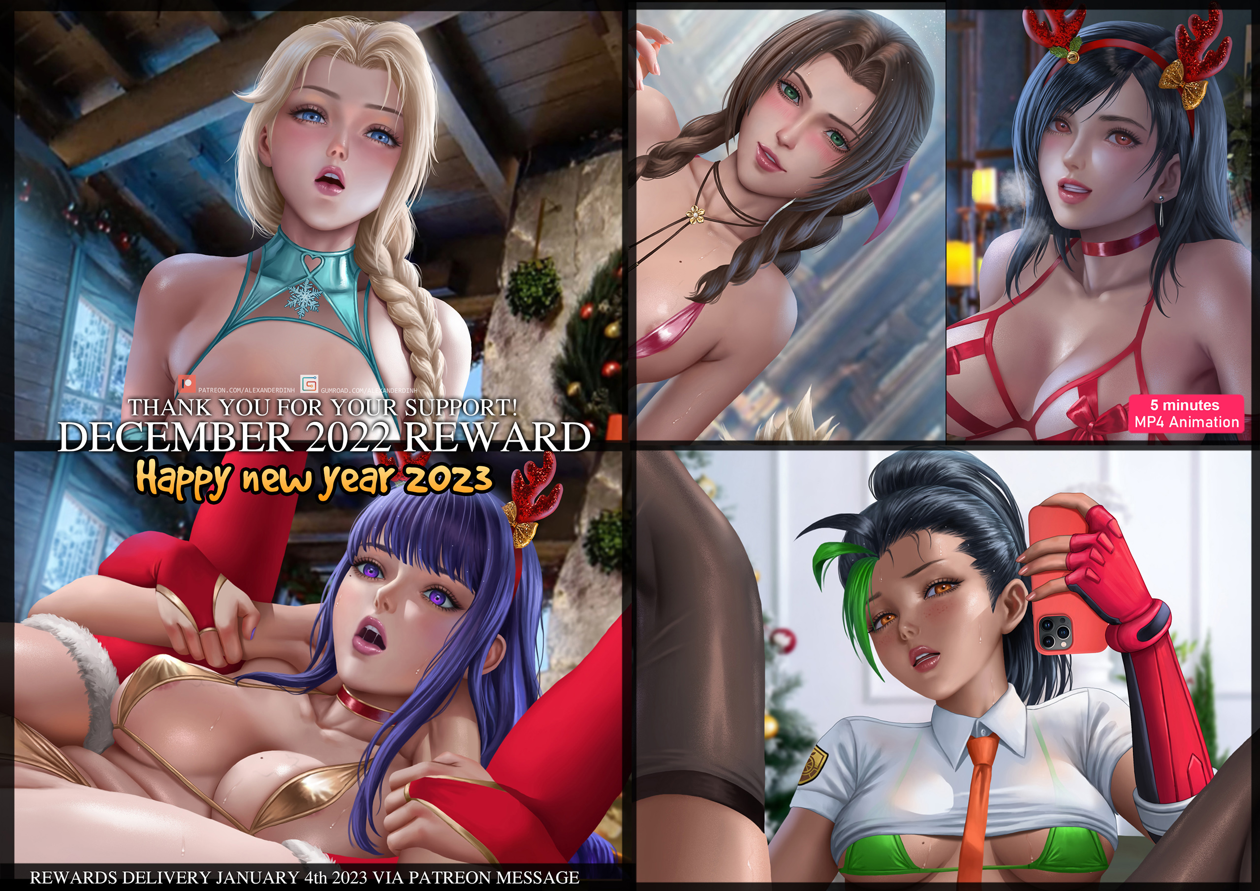 【图集/无修正】画师Alexanderdinh23.01更新（239P/1V/1.21G)