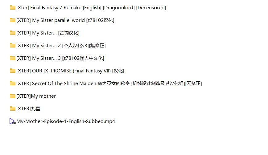 【本子/2D动画/汉化】XTER  合集 【427P/1V/314MB】